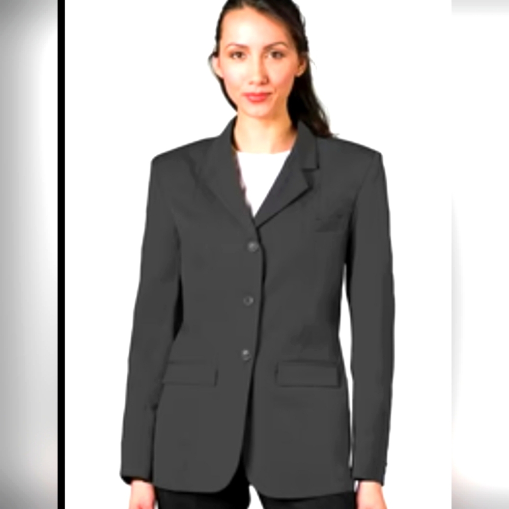 COURTENAY WOMEN'S GRAY THREE BUTTON BLAZER SIZE 10